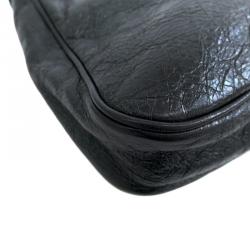 مملوكة مسبقًا حقيبة كتف بالنسياغا هيب جلد خروف غريس فوسيل رصاصي