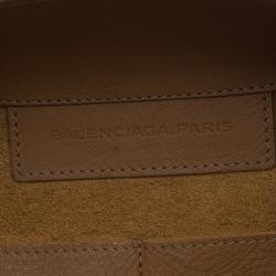 مملوكة مسبقًا Balenciaga Brown Leather Papier A4 Tote