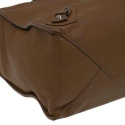 مملوكة مسبقًا Balenciaga Brown Leather Papier A4 Tote