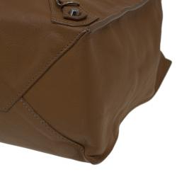 مملوكة مسبقًا Balenciaga Brown Leather Papier A4 Tote