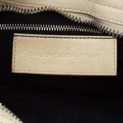 Pre Owned Balenciaga Cream Leather Classic City GSH Tote