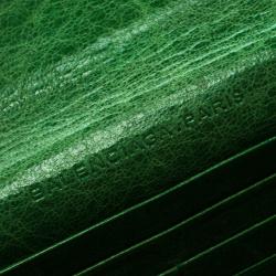 Pre Owned محفظة بالنسياغا ماني RGH كونتينينتال كلاسيك جلد خضراء