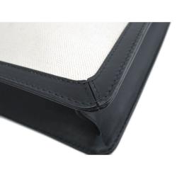 Balenciaga Bi Color Canvas/Leather Navy Pouch Bag