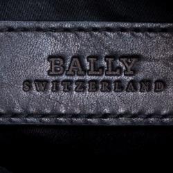 Bally Black Leather Messenger Bag