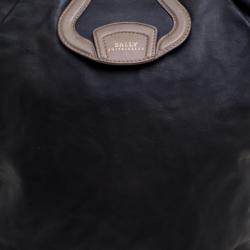 Bally Black Leather Shopper Tote