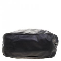Bally Black Leather Shopper Tote