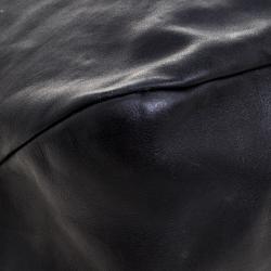 Bally Black Leather Shopper Tote