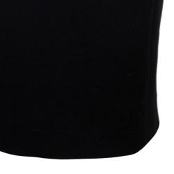 Pre Owned Balmain Black One Shoulder Fitted Dress L