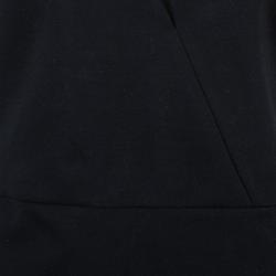 Pre Owned Balmain Black One Shoulder Fitted Dress L