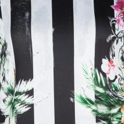 Pre Owned Balmain Muticolor Floral Printed Oversized Sweatshirt M