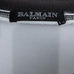 Pre Owned Balmain Muticolor Floral Printed Oversized Sweatshirt M