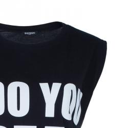 Balmain Do you Speak Balmain Muscle Tee M