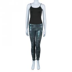 Balmain Camouflage Sequin Trousers M