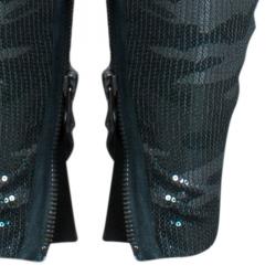 Balmain Camouflage Sequin Trousers M