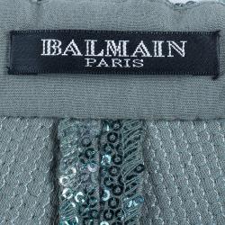 Balmain Camouflage Sequin Trousers M