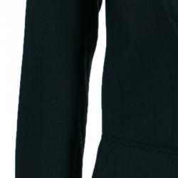 Pre Owned Balmain Black Single Breasted Blazer M