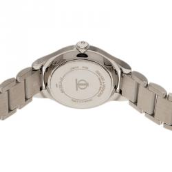 Pre Owned Baume & Mercier Silver Stainless Steel Ilea M0A08767 Women's Wristwatch 30MM