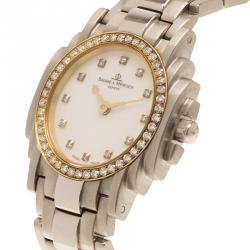 Baume & Mercier Gold Stainless Steel Riviera Women's Wristwatch 26MM