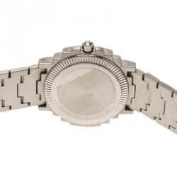 Baume & Mercier White Stainless Steel Diamond Riviera Women's Wristwatch 26MM