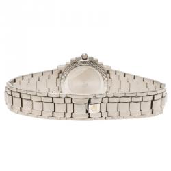 Baume & Mercier White Stainless Steel Diamond Riviera Women's Wristwatch 26MM
