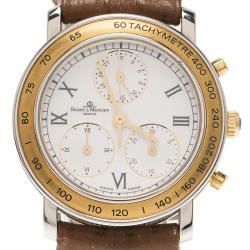 Baume & Mercier White Stainless Steel Classic Women's Wristwatch 28MM