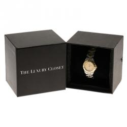 Pre Owned Baume & Mercier Gold Stainless Steel Classic Unisex Wristwatch 28MM