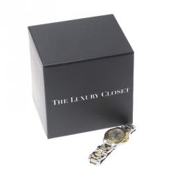 Pre Owned Baume & Mercier Two Tone Stainless Steel MV045047 Women's Wristwatch 28MM