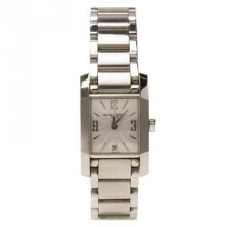 Baume and Mercier White Stainless Steel Diamant 65488 Women's Wristwatch 23MM