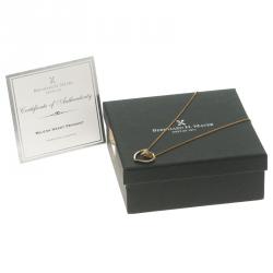 Pre Owned Bernhard H. Mayer Milena Heart Diamond 18k Yellow Gold Pendant