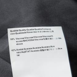 Pre Owned Boss By Hugo Boss Black Sheer Panel Detail Sleeveless Maxi Dress S