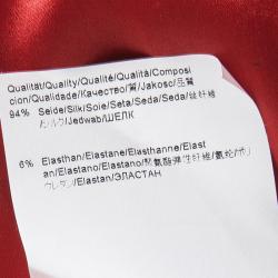 مملوكة مسبقًا تنورة بوس باي بوس ماكسي فيرينا ساتان حرير حمراء M