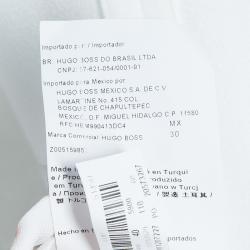 مملوكة مسبقًا توب بوس باي هوغو بوس بيضاء M