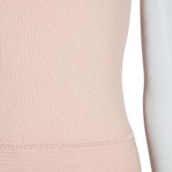 Pre Owned Boss by Hugo Boss Pink Wool Dress XS