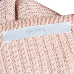 Pre Owned Boss by Hugo Boss Pink Wool Dress XS