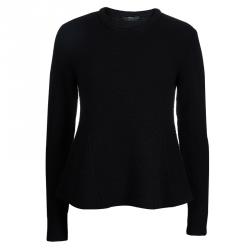Pre Owned Boss by Hugo Boss Black Wool Sweater M