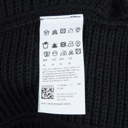 Pre Owned Boss by Hugo Boss Black Wool Sweater M