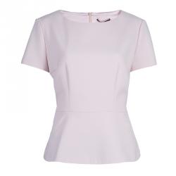 Pre Owned Boss by Hugo Boss Pink Short Sleeve Top L