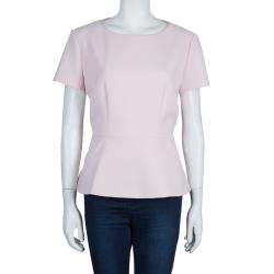 Pre Owned Boss by Hugo Boss Pink Short Sleeve Top L