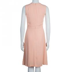 Pre Owned Boss by Hugo Boss Pink Ruffle Detail Dress S