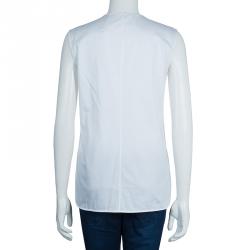 Pre Owned Boss by Hugo Boss White Sleeveless Top S
