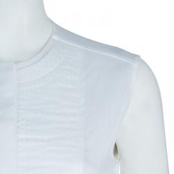 Pre Owned Boss by Hugo Boss White Sleeveless Top S