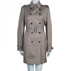 Pre Owned Boss by Hugo Boss Casinda Beige Trench Coat L