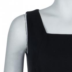 Pre Owned Boss by Hugo Boss Black Daggy Sleeveless Dress S