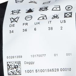 Pre Owned Boss by Hugo Boss Black Daggy Sleeveless Dress S