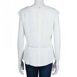 Pre Owned توب بوس باي هوغو بوس إبيبلا بلا أكمام L