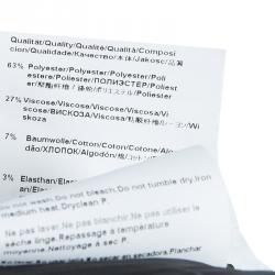 مملوكة مسبقًا Boss by Hugo Boss Black Iparela Peplum Top L