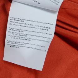 Pre Owned Boss by Hugo Boss Red Lace Detail Sleeveless Dress M