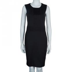 Pre Owned فستان بوس باي هوغو بوس بلا أكمام أسود S