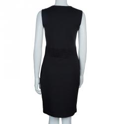 Pre Owned فستان بوس باي هوغو بوس بلا أكمام أسود S