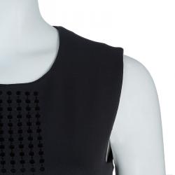 Pre Owned فستان بوس باي هوغو بوس بلا أكمام أسود S